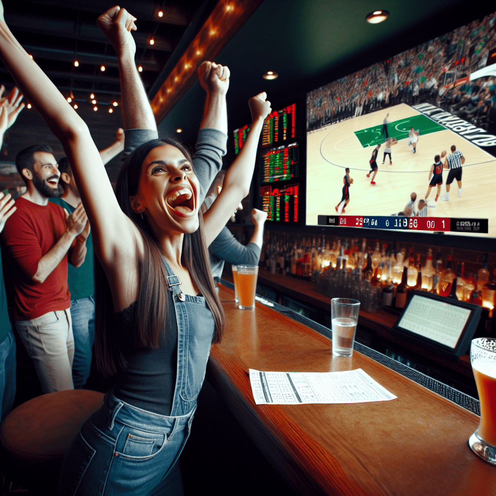 Rookie's Luck: places a small wager on a basketball game and wins