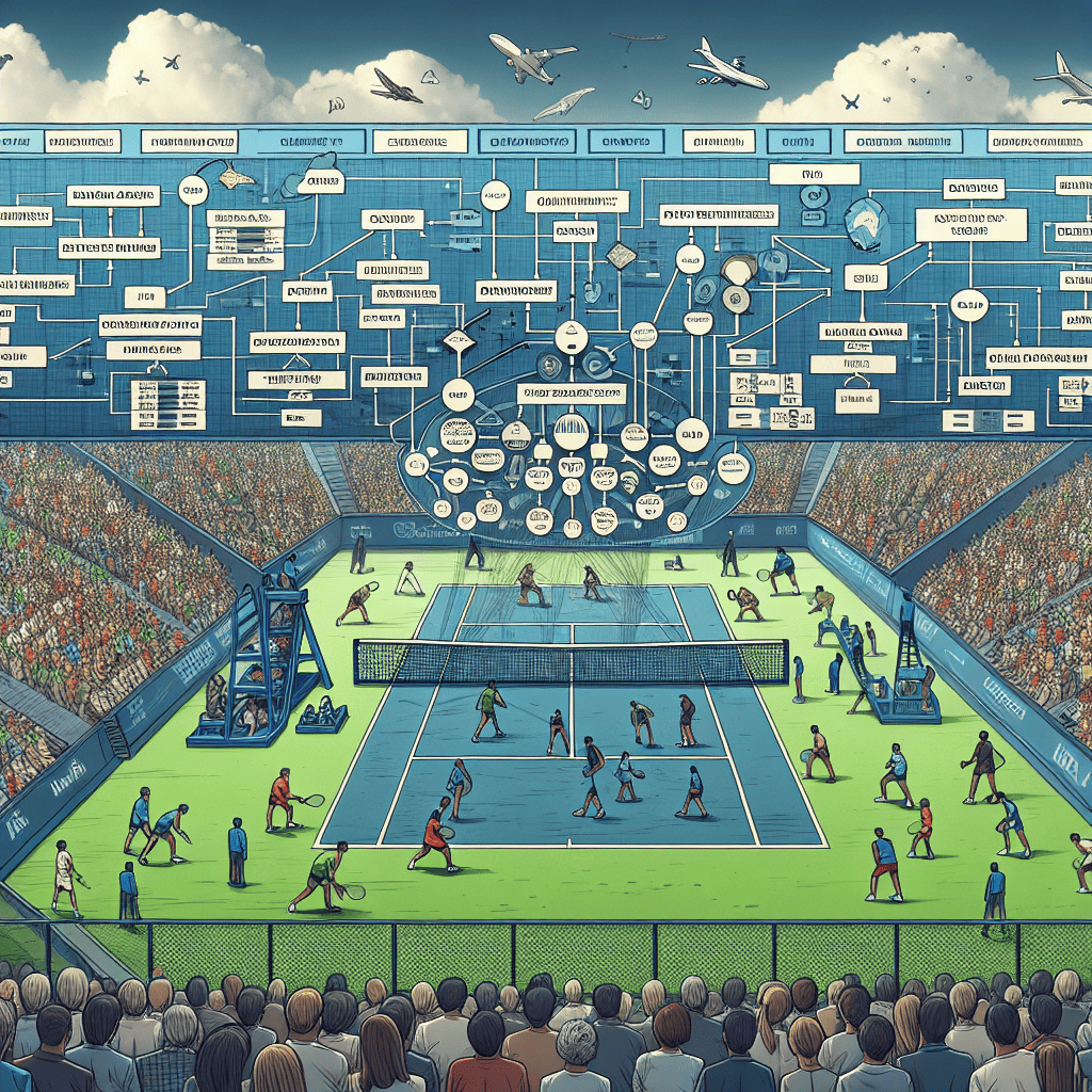 Complex betting strategy used to win on a tennis match