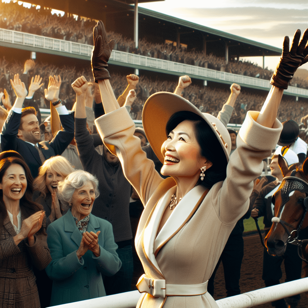 Wins a substantial amount on a horse race