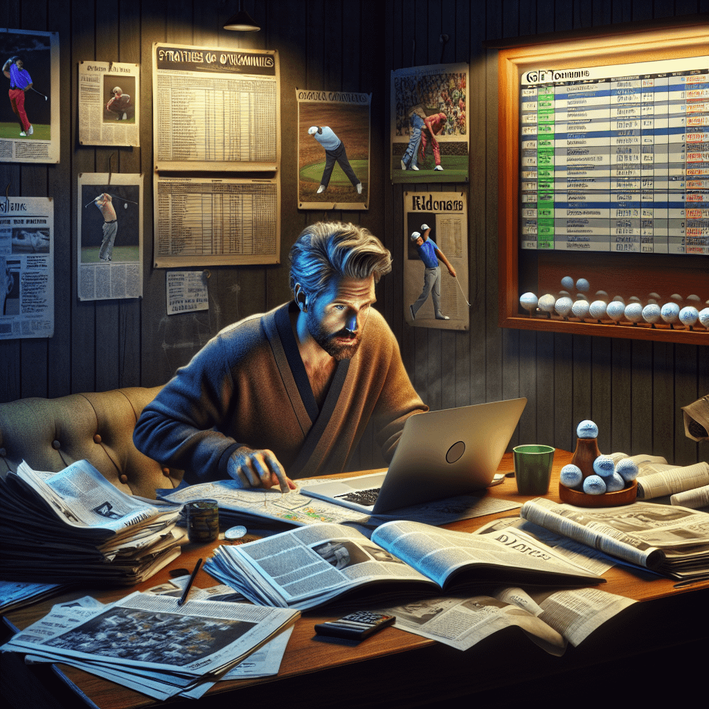 Henry shares his journey of consistent betting on golf tournaments